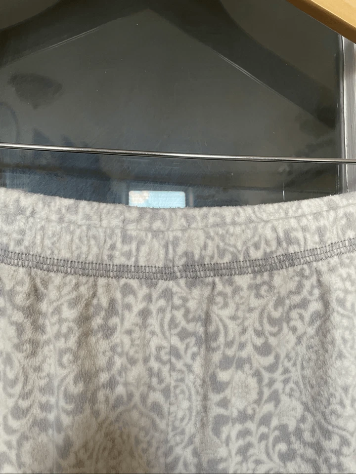 Charter Club Mujer Talla Grande Blanco Gris Difuso Pijama Pantalones PJ Parte Inferior Talla 2XL Foto 3 de 4