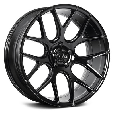Dolce Performance MONZA Wheels 19x8.5 (28, 5x112, 66.56) Black Rims Set of 4