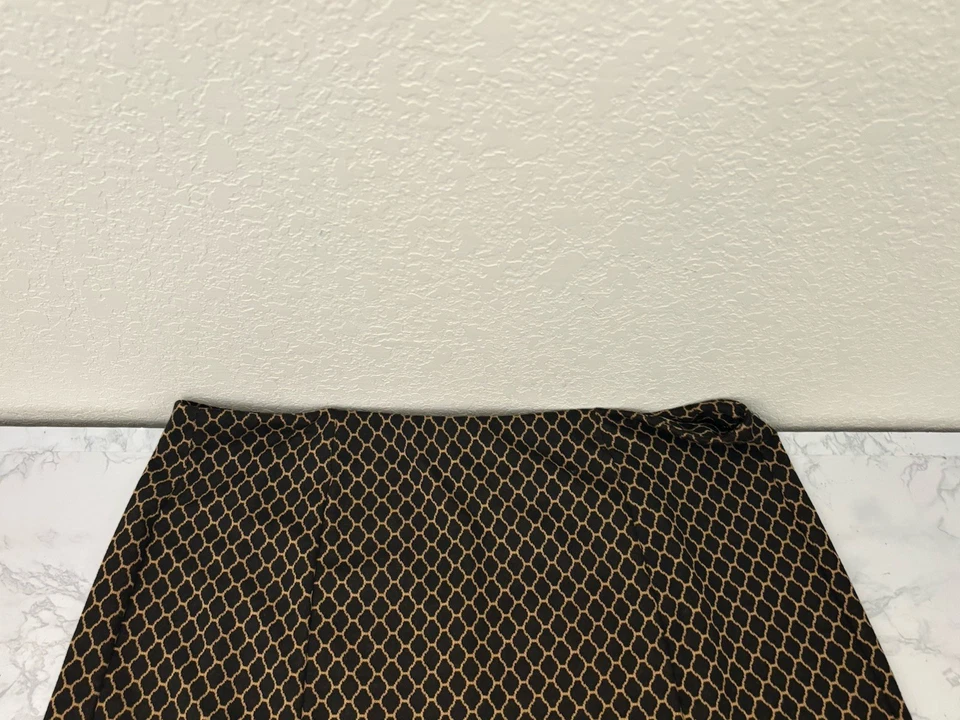 NY коллекции женщин твердого макси Midi юбка размер XL геометрический коричневый назад молнии J2 - Изображение 2 из 4