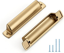 Champagne Bronze Cabinet Pulls Cabinet Handles 3-3/4 Inch 10 Pack Zinc Alloy H