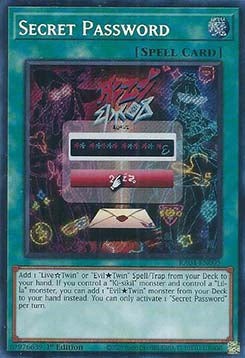 YuGiOh Secret Password (V.3) RA04-EN095 Secret Rare Englisch Neu 1st