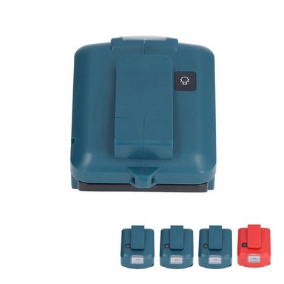 Dual USB LED Light Adapter Lithium Battery Power Source Charger Converter 14.4 2