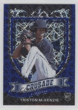2021 Panini Chronicles Crusade Blue Velocity Prizm Triston McKenzie #2 0q84