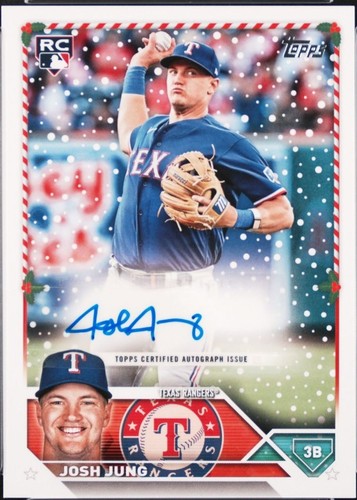 JOSH JUNG 2023 TOPPS BIG LEAGUE OPENING ACT RC AUTO OAA-JJ Texas