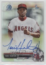 2017 Bowman Chrome Prospect Refractor 118/499 Torii Hunter Jr #CPA-TH Auto 1v3