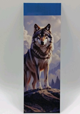 #ad Guardian of the High Peaks Wolf Bookmark $1.95