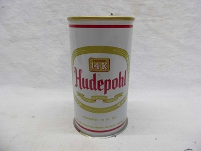 HUDEPOH 14~K BEER CAN~HUDEPOHL BRG, CINCINNATI, OHIO #7 (NARROW SEAM)