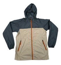 Patagonia Boys' Light  Variable Hoody Full Zip Beige Size XL14 STY64255