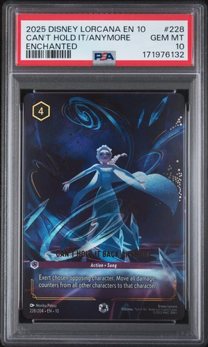 Can't Hold it Back Anymore graded PSA 10 for sale on eBay