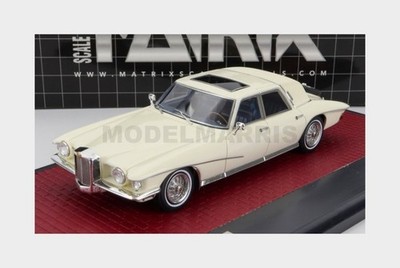 MATRIX SCALE MODELS MX41804-082 STUTZ - DUPLEX SEDAN 1971 - WHITE - 1/43