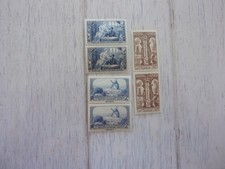 timbres neufs ** 1936 n° 302+307+311 en paire cote 204€