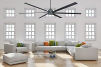 Hvls Dc Xxl Industriedeckenventilator Big Wi-Fi Graphit 250 Cm Fernbedienung