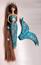 🤍 Barbie 🤍 1995 Vintage Jewel Hair Mermaid Midge Doll #14589