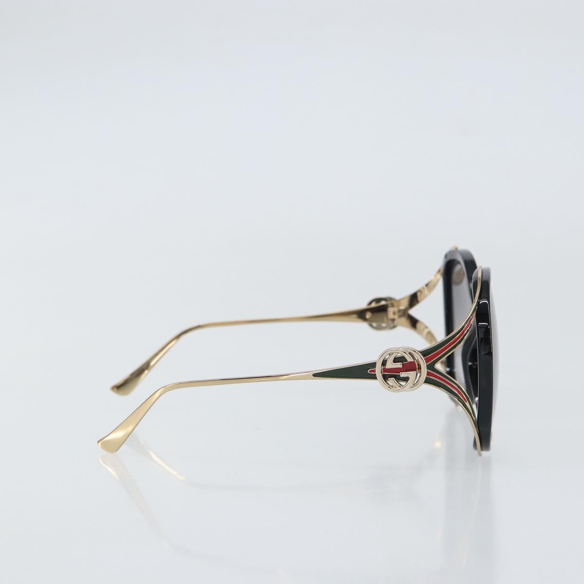 GUCCI Interlocking Web Sherry Linen Sunglasses me… - image 5