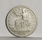 1873 S Trade Silver Dollar - Low Mintage - Tough Coin