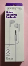 Infinitive Noise Isolating Earbuds White 3.5m...