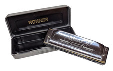 HOHNER Special 20 Progressive 560 / 20 Band Harmonica Key of D w/ Case Germany