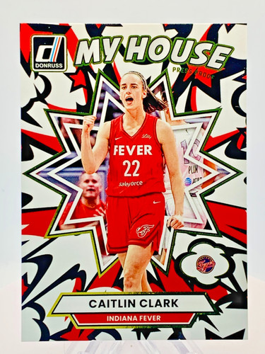 Caitlin Clark [Press Proof] #4 2025 Panini Donruss WNBA My House card