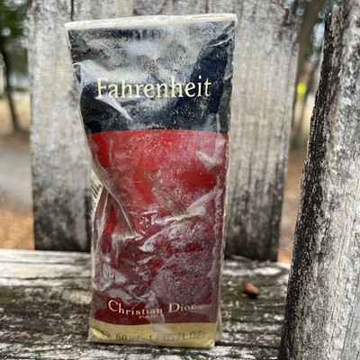 Vintage Dior Fahrenheit 50ml Short List of Ingredients Open Box Batch Code 1A01