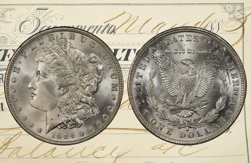 1884-O ~ CHOICE to GEM BU MS MORGAN SILVER DOLLAR ~ FROM ORIGINAL BANK BAG ~ LOT