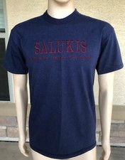 Vintage Southern Illinois University SALUKIS T Shirt Russell Athletic USA Medium