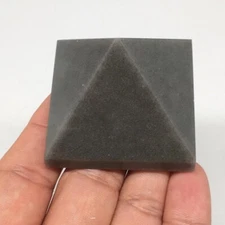 111.1g,1.9"x1.6" Natural Blue Aventurine Pyramid Gemstone Crystal @India,MF3496