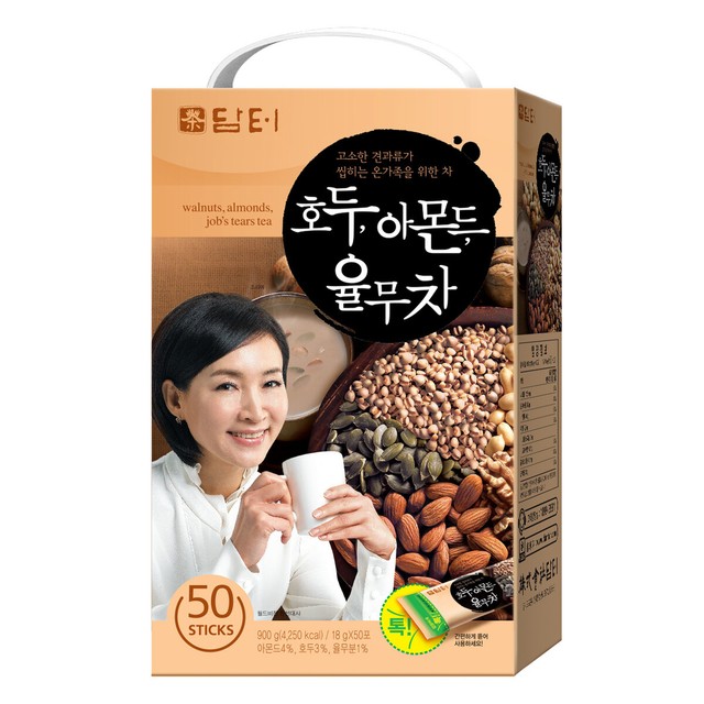 Korean Damtuh Walnut Almond Nuts Adlay Instant Tea (Job's Tear) 15/30
