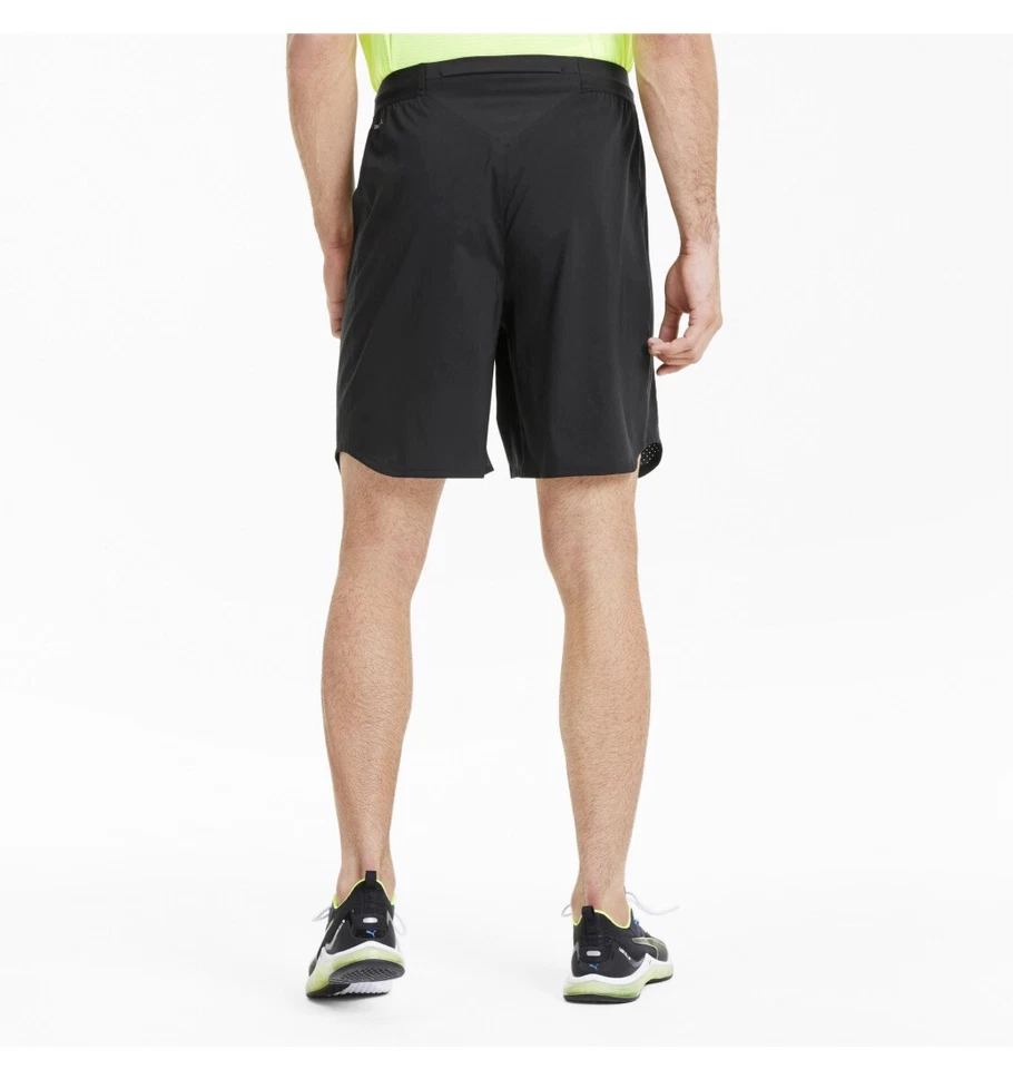 Pantalones cortos de entrenamiento Puma Power THERMO R+ Vent para hombre - negros Foto 2 de 4