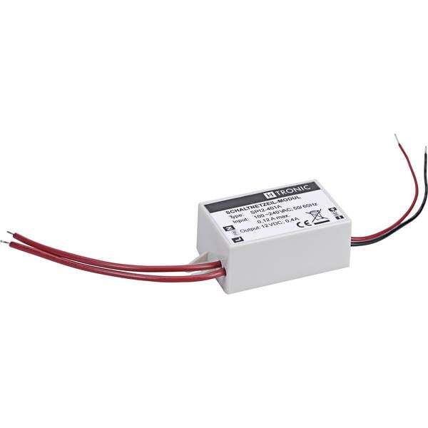 H-tronic sp 12-401 a alimentatore da circuito stampato ac / dc 12 v/dc 0.4 4.8