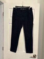 OLD NAVY Women's PIXIE NEVER FADE Skinny Leg Navy Blue Pants Sz.8