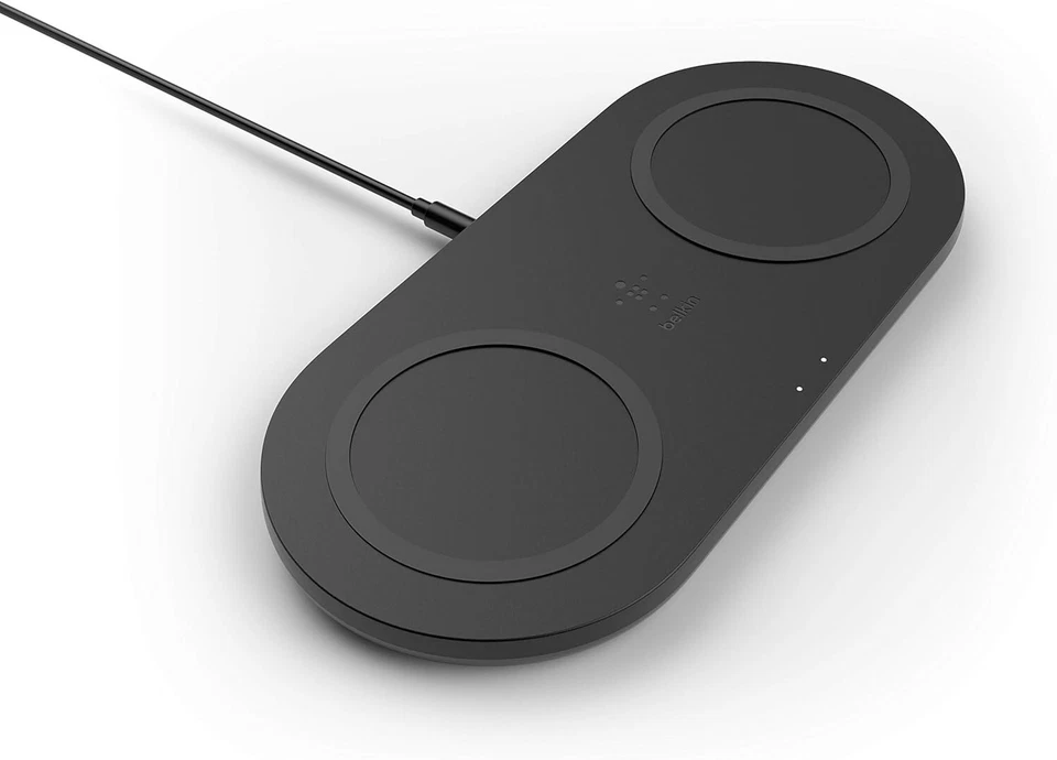 Belkin 10W Qi Dual Wireless Charging Pad - Black - Certified Charger Pad - Image 4 of 4