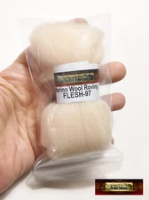 HR097-005 MOREZMORE PINK FLESH 5g Merino Fine Wool Roving for Needle Felt