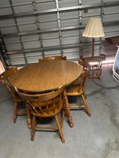 Tell city dinning table & chairs 