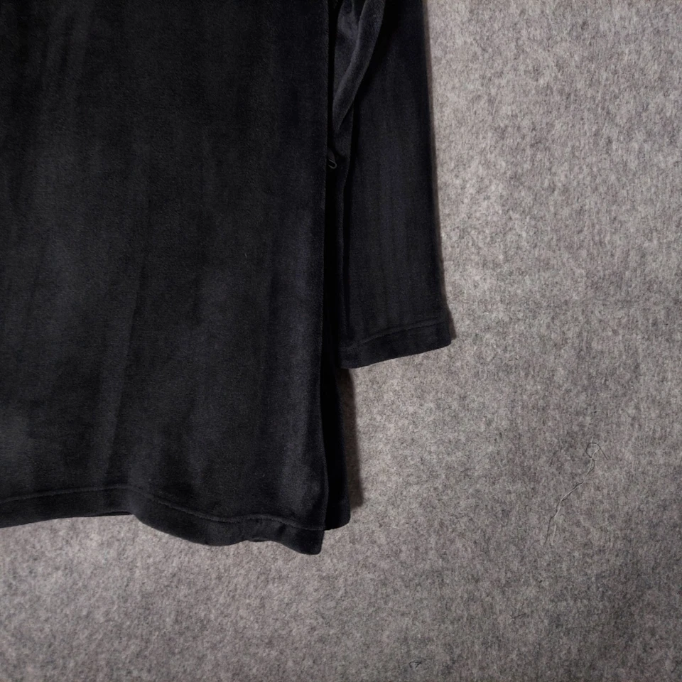 Sexy túnica Victoria's Secret Xs polar bordado logotipo manga larga kimono envolvente Foto 4 de 4