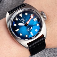 Tandorio Gradient Blue Dial Sapphire Miyota 8215 NH35 PT5000 Automatic Men Watch