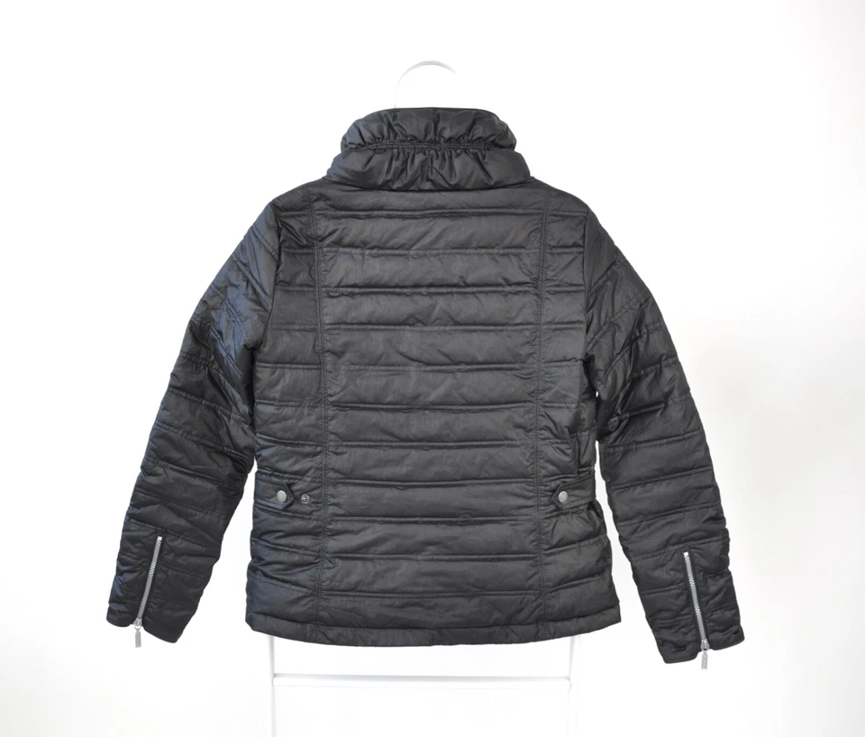 WOMENS BARBOUR INTERNATIONAL CROWN QUILTED PUFFER JACKET SHINY SIZE uk10 us6 - Image 4 of 4