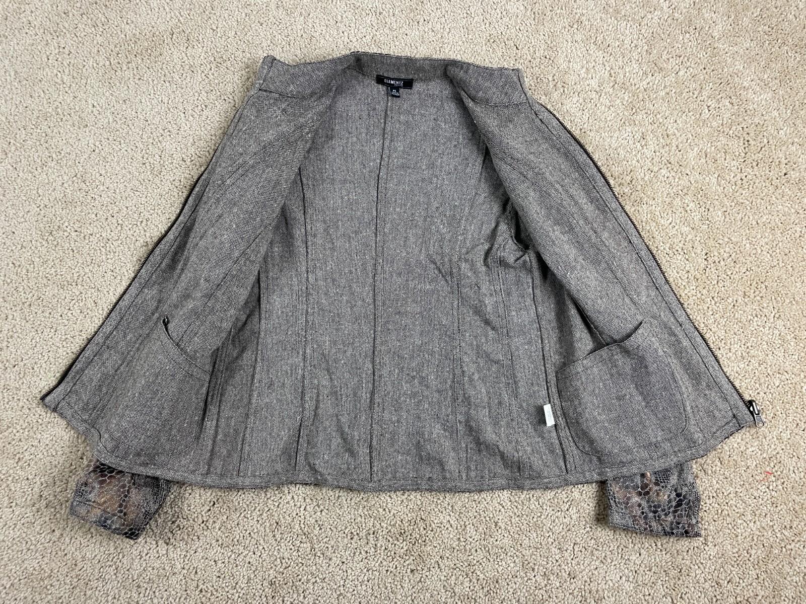 Elementz Basic Jacket Womens PS Full Zip Stand Up… - image 2