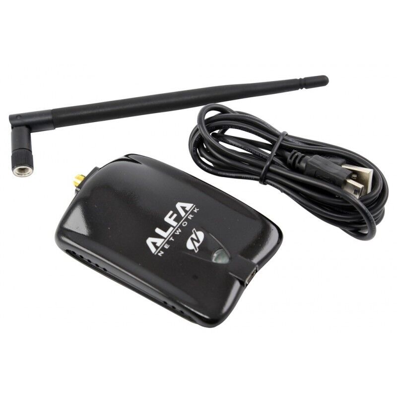 Alfa AWUS036NHA Wi-Fi USB Adapter 802.11n + 5 dBi antenna great for Kali Linux