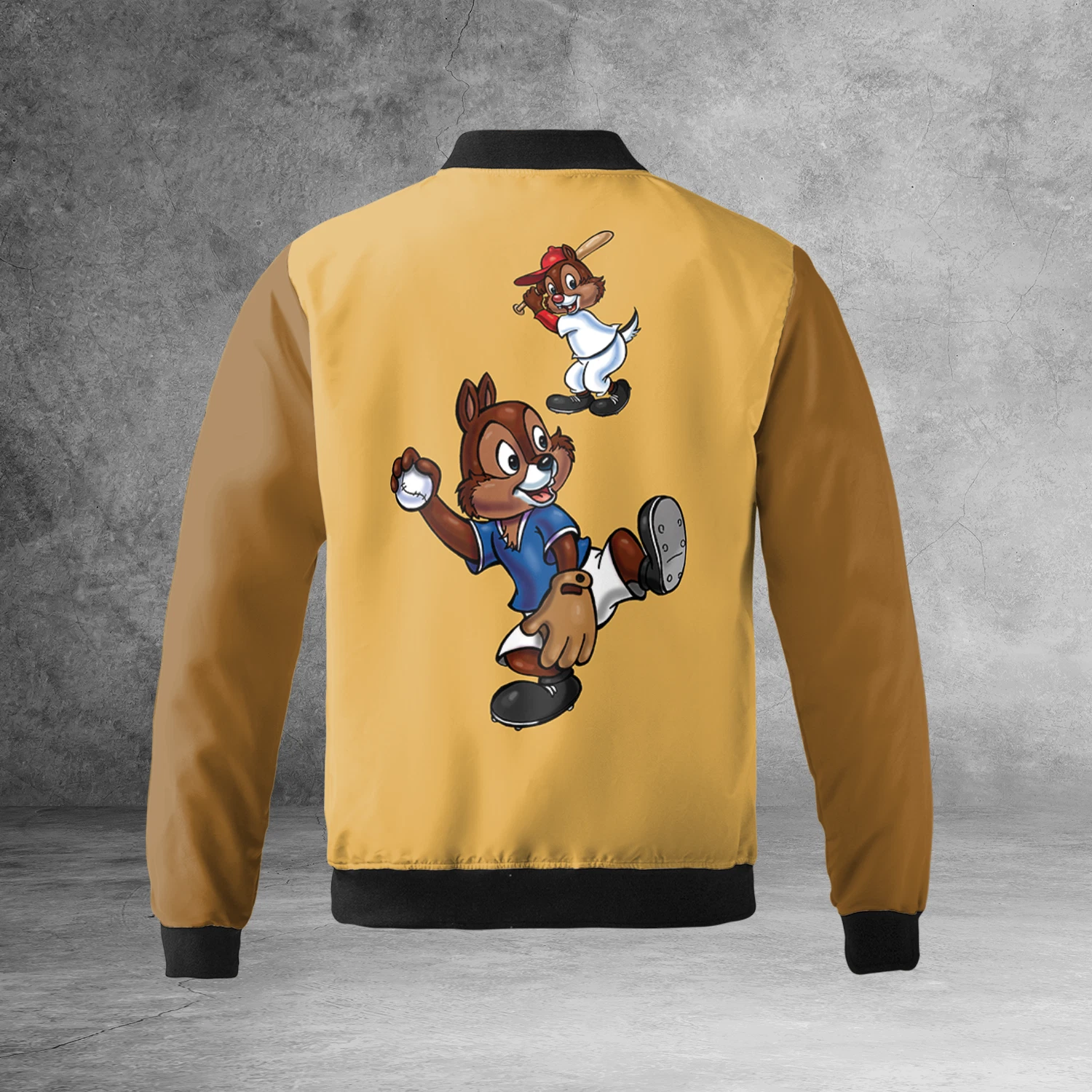 Chip N Dale Double Trouble Couple Love Playing Baseball Jacket