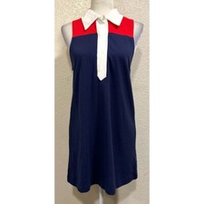 Urban Outfitters Collared Red/Blue Polo Dress Womens S