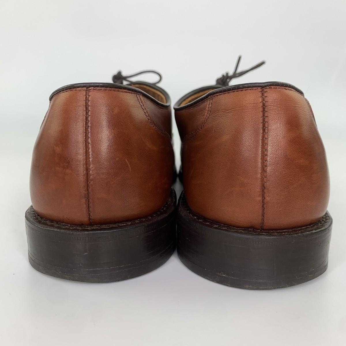Allen Edmonds Bradley Mens 8 D‎ Chili Leather Split Toe Derby Oxfords 2661 Allen Edmonds Bradley 2661 Chili Burnished Split Toe Oxford  main image 4