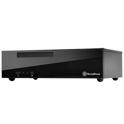 Silverstone ML09B (Black) Mini-ITX,Mini-DTX SFX 7Liter Volume  Mini HTPC Case