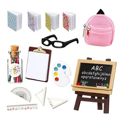Real Little Mini Rucksack Schule Bleistifte Simulationslernspielzeug