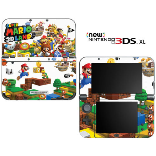 Super Mario 3D Land for New Nintendo 3DS XL Skin Decal Cover - Afbeelding 1 van 1