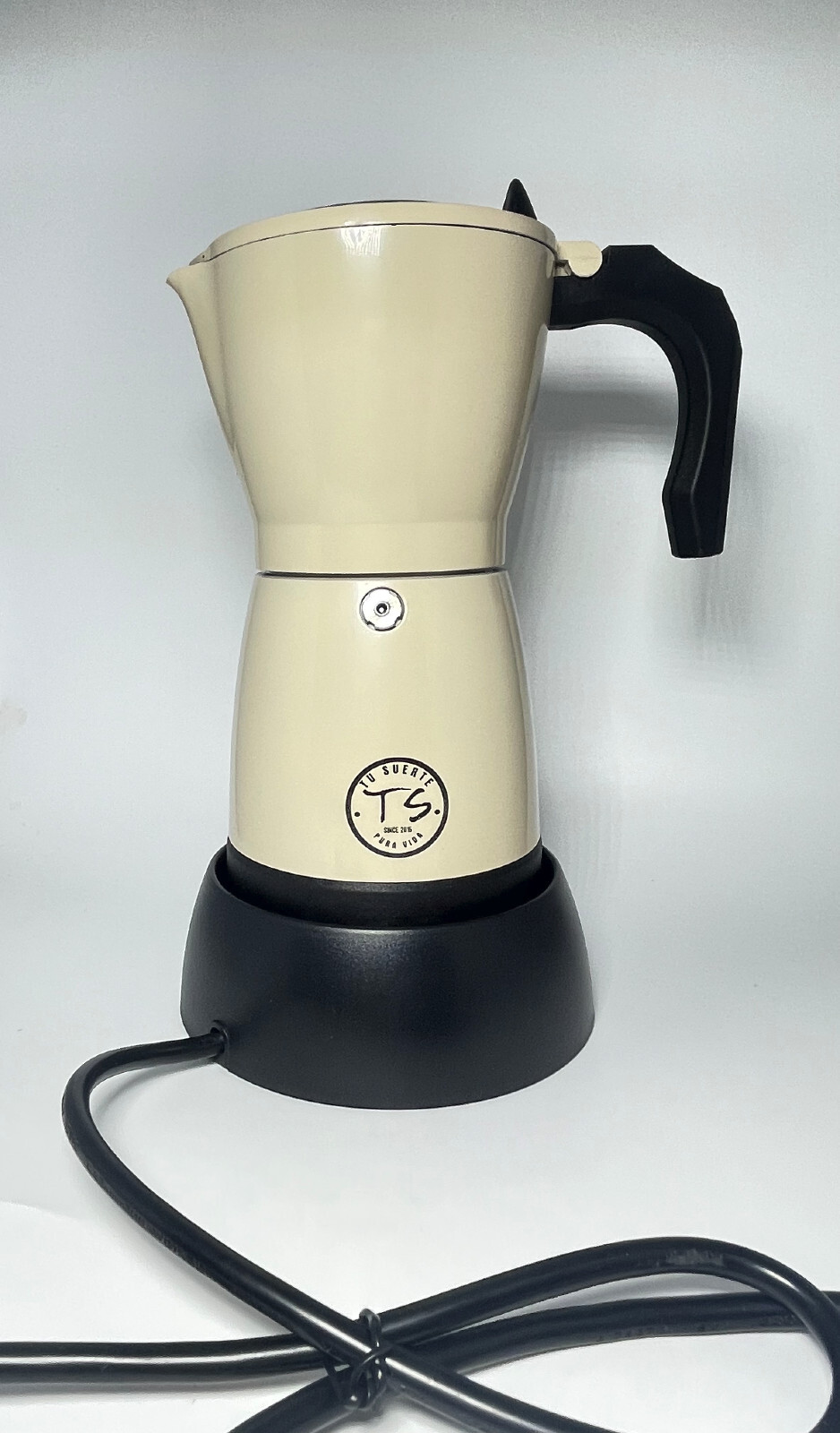 TU SUERTE Electric Moka Espresso Coffee Maker. Cafetera Electrica