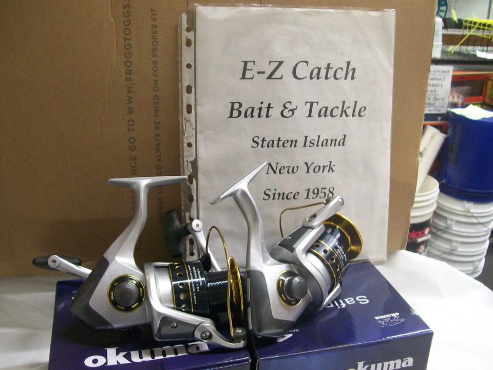 PAQUETE DE DOS carretes giratorios Okuma Safina Pro de agua dulce y sal nuevos # SPa-65 Foto 4 de 4