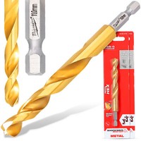 2X Metallbohrer Stahlboherer 11 Mm Hex Milwaukee Spiralbohrer Edelstahlbohrer