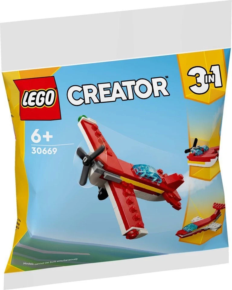 Lego Creator 3-en-1 Avión Rojo Icónico 30669 - Imagen 1 de 1