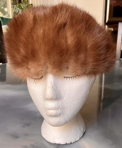 Vintage Betmar Mink Hat Fur Cap New York Paris Small