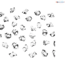 Decorative Clear Acrylic Ice Rock Crystals – Ideal for Weddings & Crafts